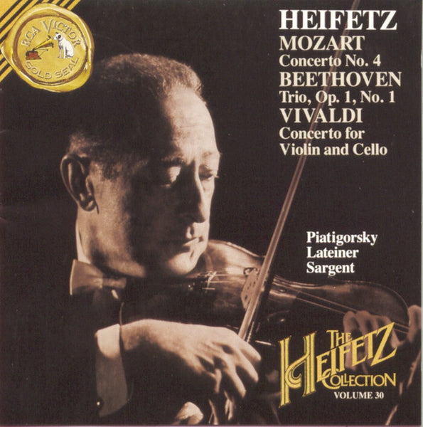 MOZART VIOLIN CONCERTO/HEIFITZ CD NM