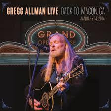 ALLMAN GREG-LIVE BACK TO MACON, GA JANUARY 14, 2014 2CD *NEW*