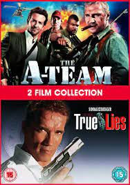 A TEAM THE & TRUE LIES-REGION 2 DOUBLE DVD VG