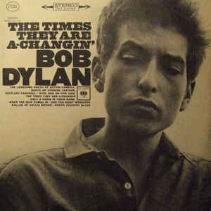 DYLAN BOB-THE TIMES THEY ARE A-CHANGIN' LP VG COVER VG+