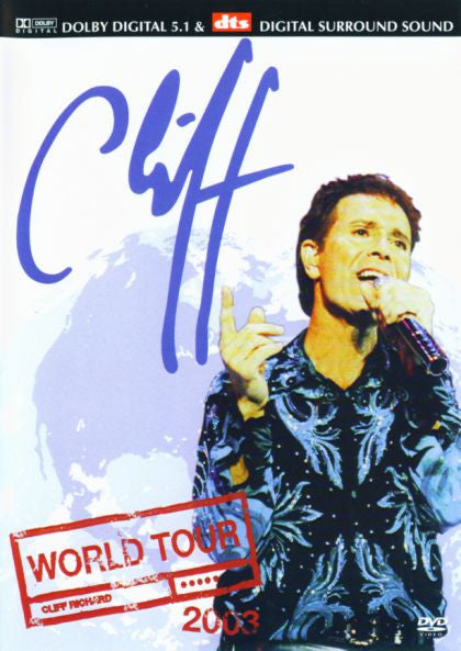 RICHARD CLIFF-WORLD TOUR 2003 DVD VG