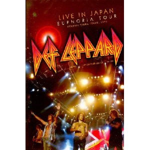 DEF LEPPARD-LIVE IN JAPAN EUPHORIA TOUR DVD *NEW*