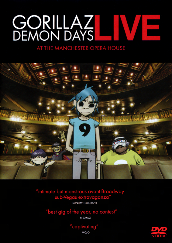 GORILLAZ-DEMON DAYS LIVE DVD *NEW*