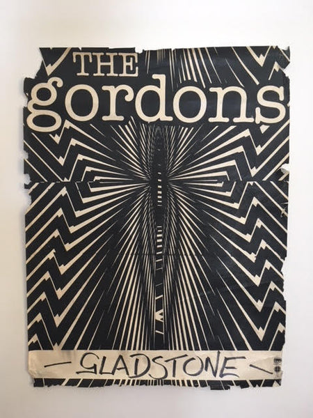 GORDONS THE-LIVE AT THE GLADSTONE ORIGINAL GIG POSTER
