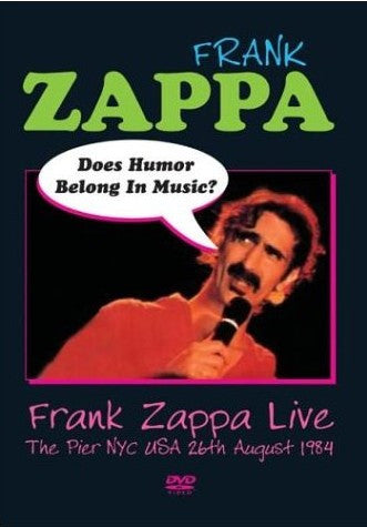 ZAPPA FRANK-LIVE DOES HUMOR BELONG IN MUSIC DVD *NEW*