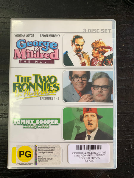 GEORGE & MILDRED + THE TWO RONNIES + TOMMY COOPER 3DVD G