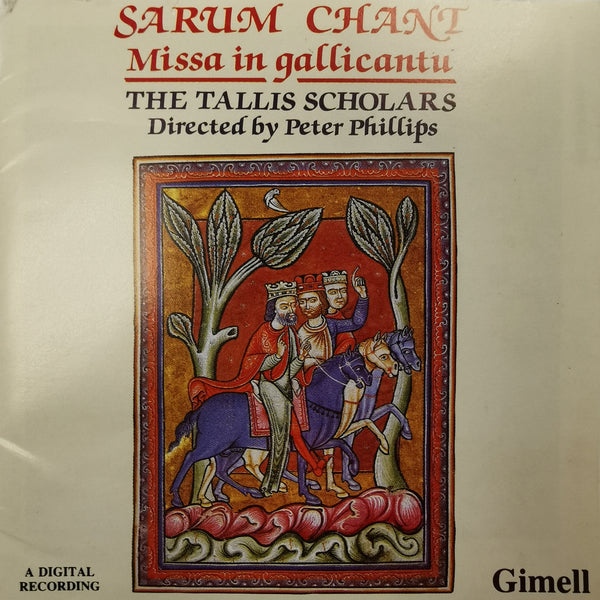 TALLIS SCHOLARS-SARUM CHANT MISSA IN GALLICANTU CD VG