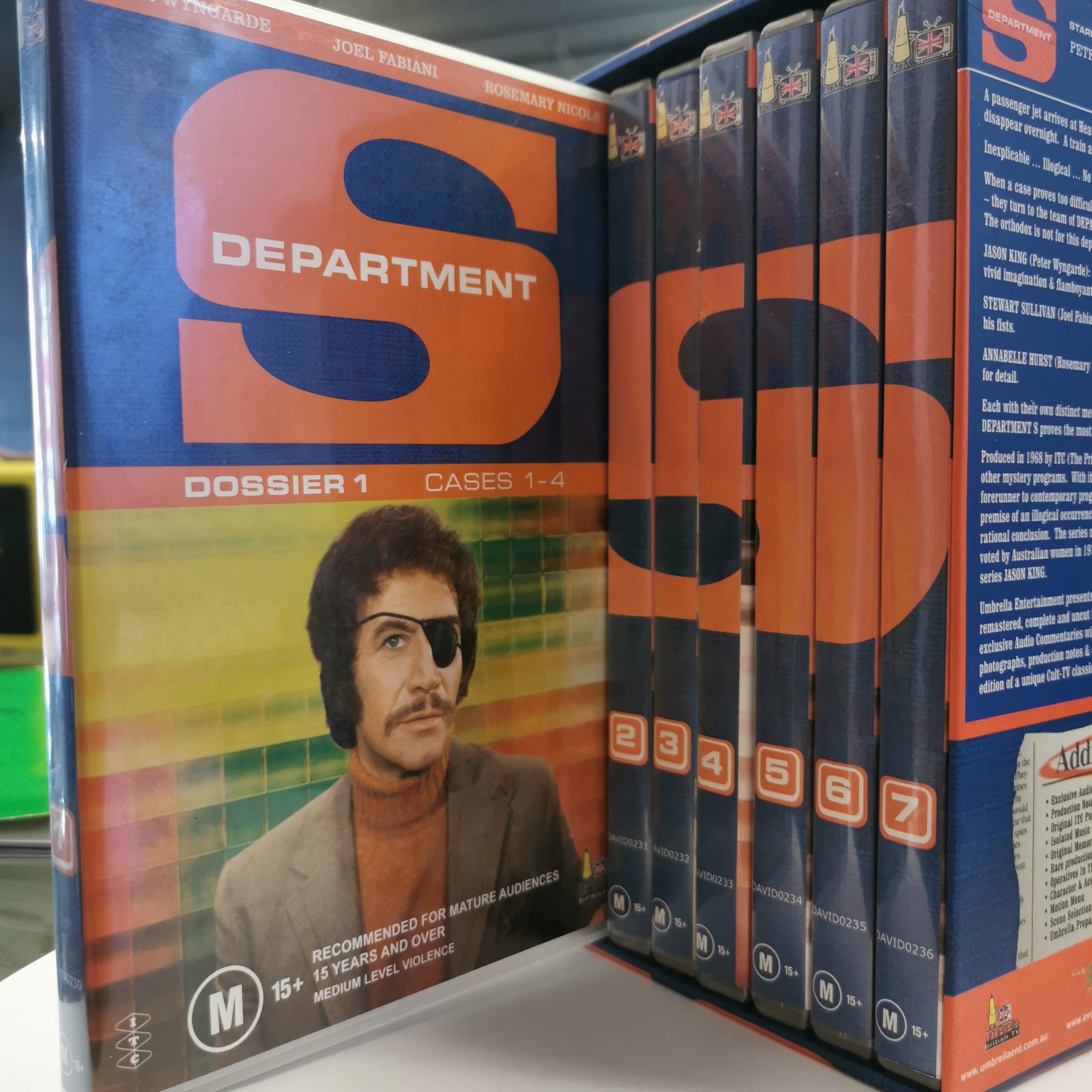 DEPARTMENT S- 35TH ANNIVERSARY SPECIAL EDITION 7DVD'S VG