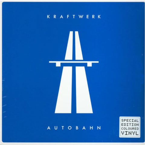 KRAFTWERK-AUTOBAHN LTD ED TRANSPARENT BLUE VINYL LP *NEW*