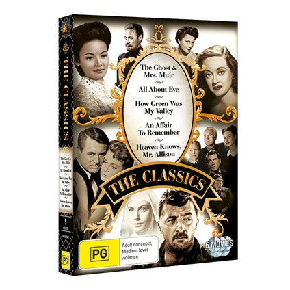 CLASSICS THE-5 CLASSIC MOVIES 5DVD NM