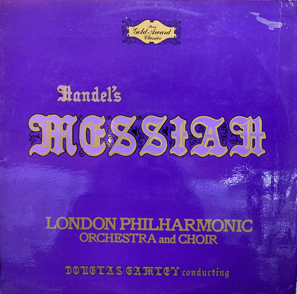 HANDEL-MESSIAH LONDON PHILHARMONIC LP VG