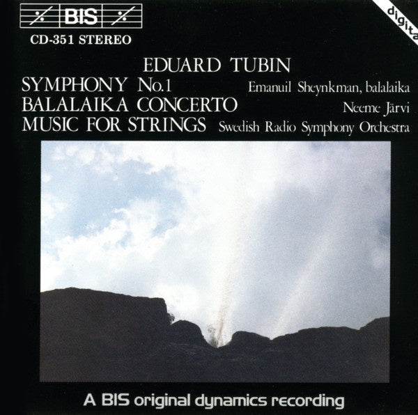 TUBIN EDUARD-SYMPHONY NO.1, BALALAIKA CONCERTO &MUSIC FOR STRINGS CD NM