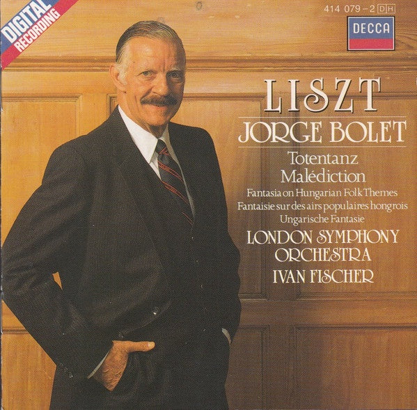 LISZT-TOTENTANZ, MALEDICTION, FANTASIA ON HUNGARIAN FOLK THEMES CD NM