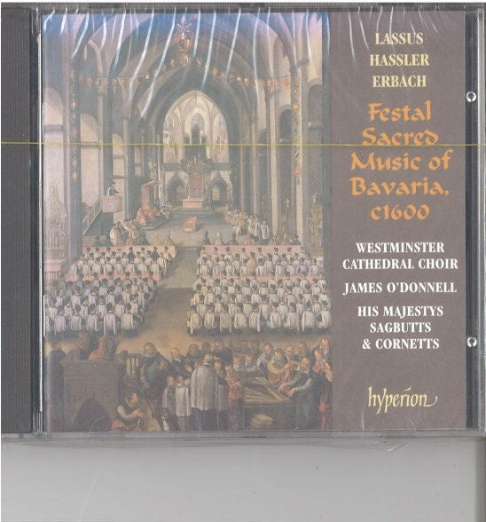 LASSUS ORLANDUS, HASSLER HANS LEO, ERBACH CHRISTIAN- FESTAL SACRED MUSIC OF BAVARIA CD NM