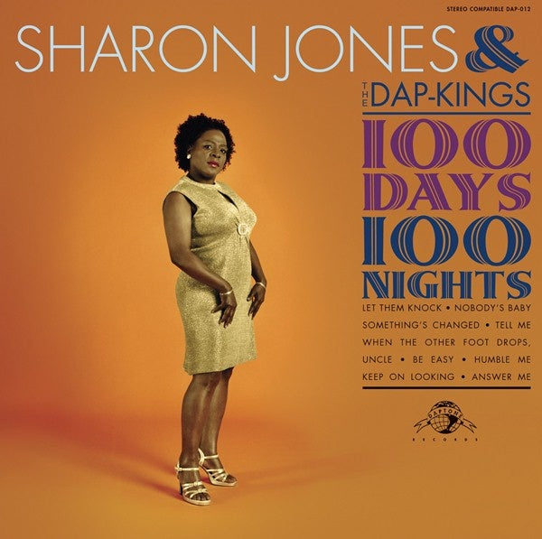 JONES SHARON & THE DAP-KINGS-100 DAYS 100 NIGHTS LP NM COVER EX