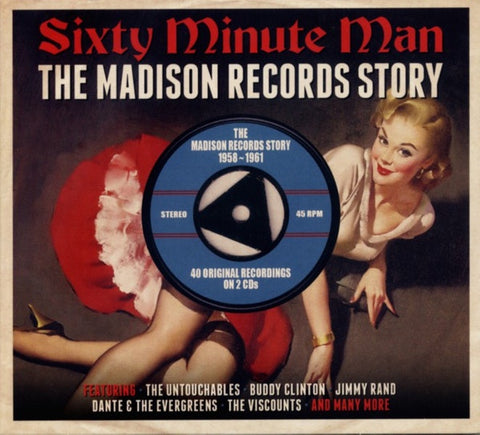 SIXTY MINUTE MAN, THE MADISON RECORDS STORY-VARIOUS ARTISTS 2CD NM