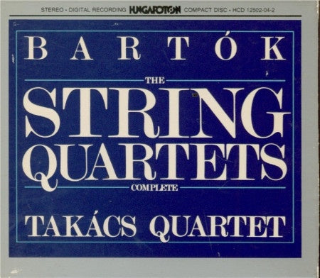 BARTOK-COMPLETE STRING QUARTETS TAKACS QUARTET 3CD NM