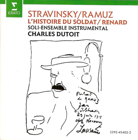 STRAVINSKY/RAMUZ-L'HISTORIE DU SOLDAT/RENARD CD VG