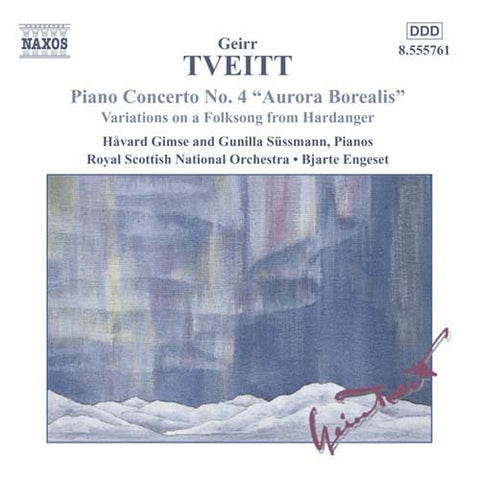 TVEITT GEIRR - PIANO CONCERTO NO.4 "AURORA BOREALIS" CD VG+