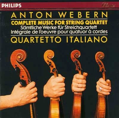 WEBERN ANTON-QUARTETTO ITALIANO CD NM