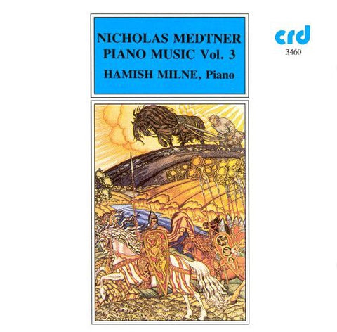 MEDTNER NICHOLAS-PIANO MUSIC VOL. 3 CD VG
