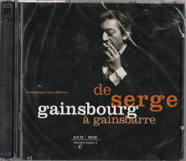 GAINSBOURG SERGE-DE SERGE GAINSBOURGE A GAINSBARRE 2CD NM