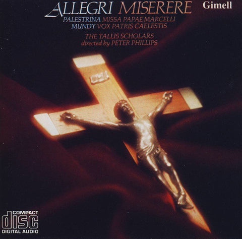 TALLIS SCHOLLARS-ALLEGRI MISERERE PALESTRINA MISSA CD EX