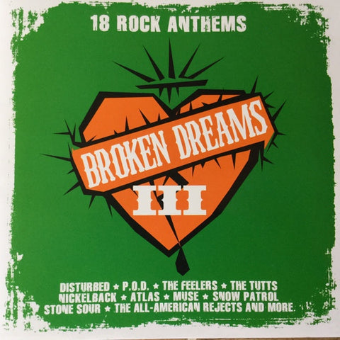 BROKEN DREAMS III-VARIOUS ARTISTS CD VG