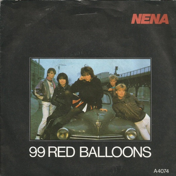 NENA-99 RED BALLOONS/ICH BLEIB' IM BETT 7" VG