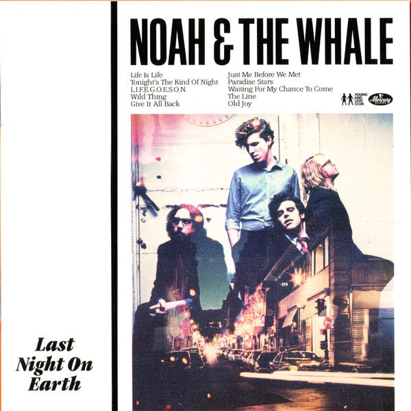 NOAH & THE WHALE-LAST NIGHT ON EARTH CD VG