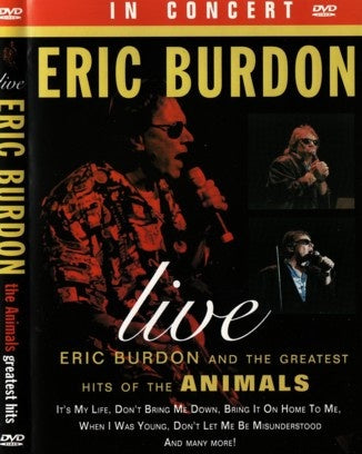 BURDON ERIC - LIVE IN CONCERT REGION 2 DVD VG+