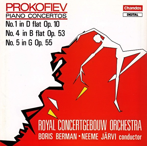 PROKOFIEV SERGEI - PIANO CONCERTOS CD VG+