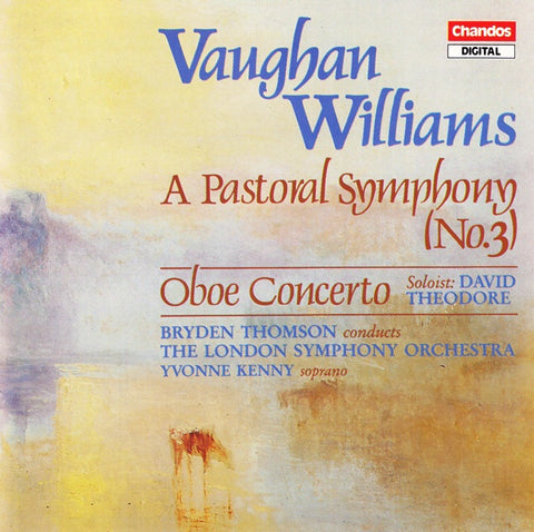 WILLIAMS VAUGHAN-A PASTORAL SYMPHONY NO.3 CD NM