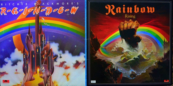 RAINBOW-RITCHIE BLACKMORE'S RAINBOW + RISING 2LP EX COVER VG+