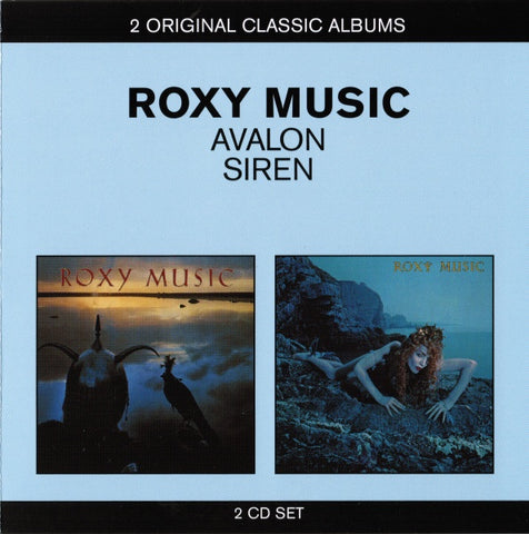 ROXY MUSIC-AVALON + SIREN 2CD VG