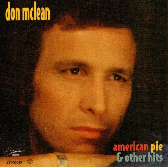 MCLEAN DON-AMERICAN PIE & OTHER HITS CD VG