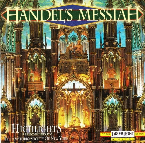 HANDEL-MESSIAH (ORATORIO SOCIETY OF NY) CD NM