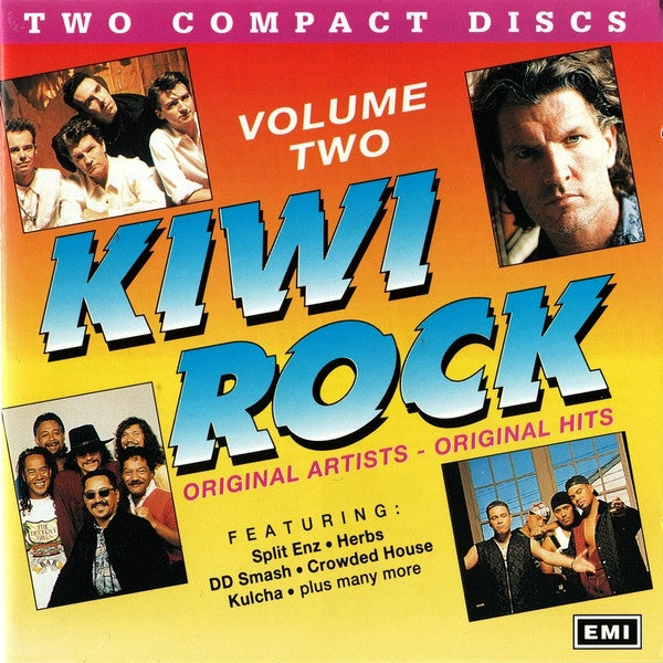 KIWI ROCK VOLUME TWO-VARIOUS ARTISTS 2CD VG