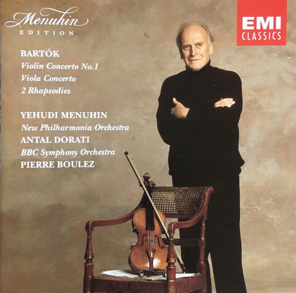 BARTOK-VIOLIN CONCERTO NO,1, VIOLA CONCERTO, 2 RHAPSODIES CD NM