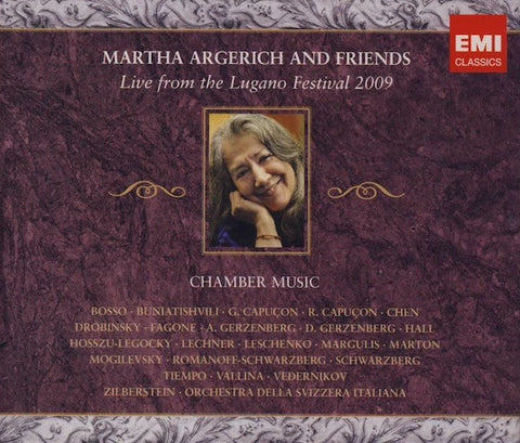 AGERICH MARTHA AND FRIEND-LIVE FROM THE LUGANO FESTIVAL 2009 3CD VG