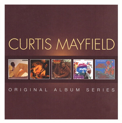 MAYFIELD CURTIS - ORIGINAL ALBUM SERIES 5CD BOX SET VG+