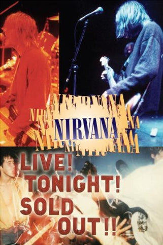 NIRVANA-LIVE! TONIGHT! SOLD OUT!! DVD VG