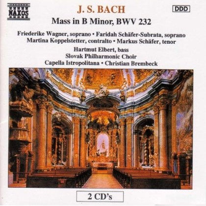 BACH-MASS IN B MINOR BWV 232 2CD NM