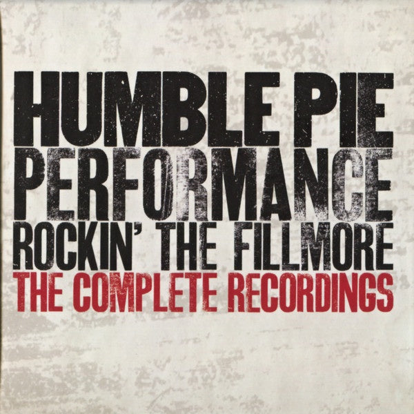 HUMBLE PIE-PERFORMANCE ROCKIN THE FILLMORE COMPLETE RECORDINGS 4CD BOXSET NM