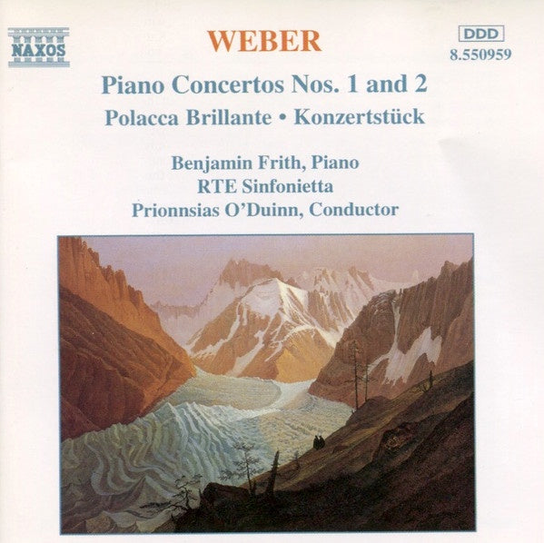 WEBER-PIANO CONCERTOS 1&2 BENJAMIN FRITH CD NM