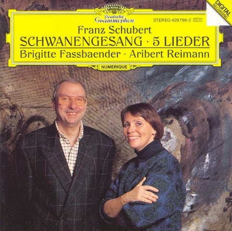 SCHUBERT FRANZ-SCHWANENGESANG & 5 LIEDER CD NM