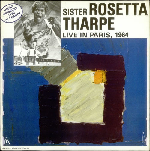 THARPE SISTER ROSETTA-LIVE IN PARIS, 1964 LP EX COVER G