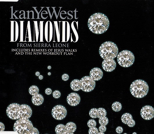 WEST KANYE-DIAMONDS FROM SIERRA LEONE CD SINGLE VG