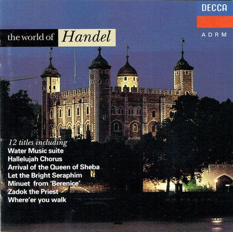 HANDEL-THE WORLD OF CD NM