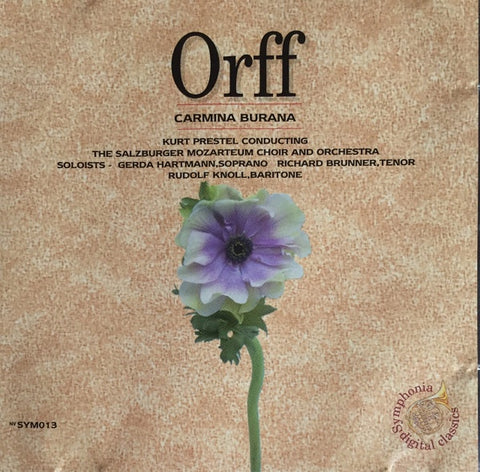 BURANA CARMINA-ORFF CD NM